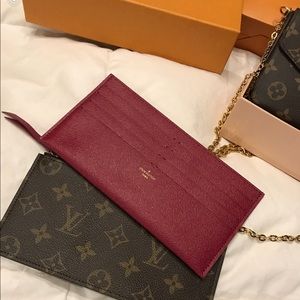 Authentic Louis Vuitton Felicia Card Holder